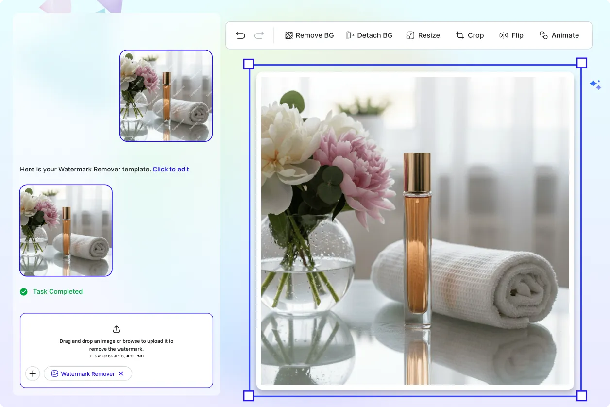 Free AI Watermark Remover, Remove Watermarks from Images Online